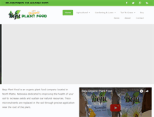 Tablet Screenshot of bejuplantfood.com